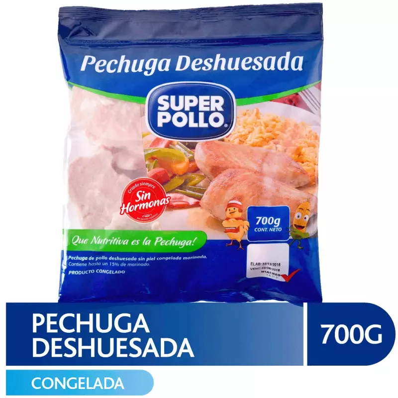Pechuga deshuesada 700grs