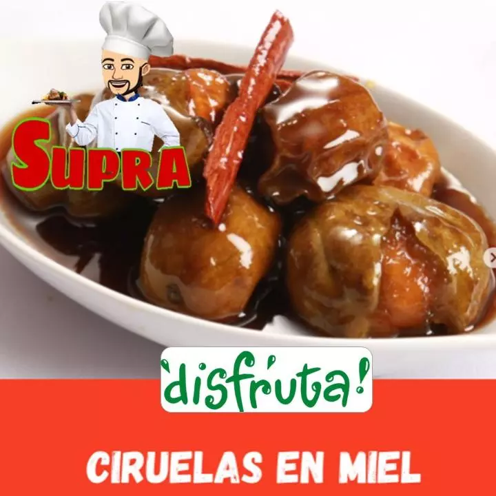 Ciruela en Miel Bandeja