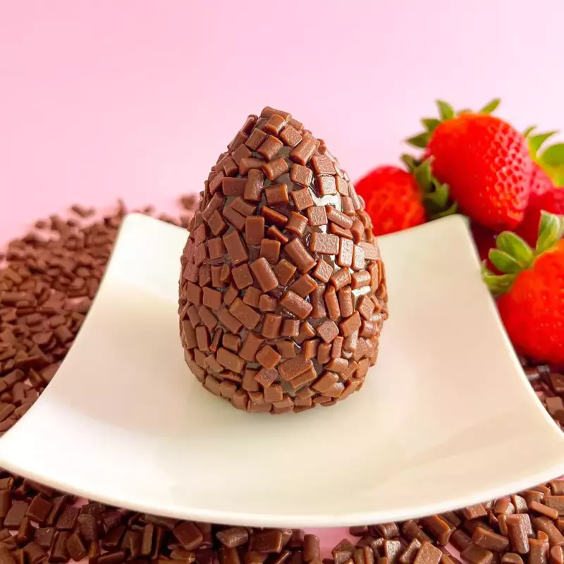 Coxinha de Morango & Choc Ao Leite