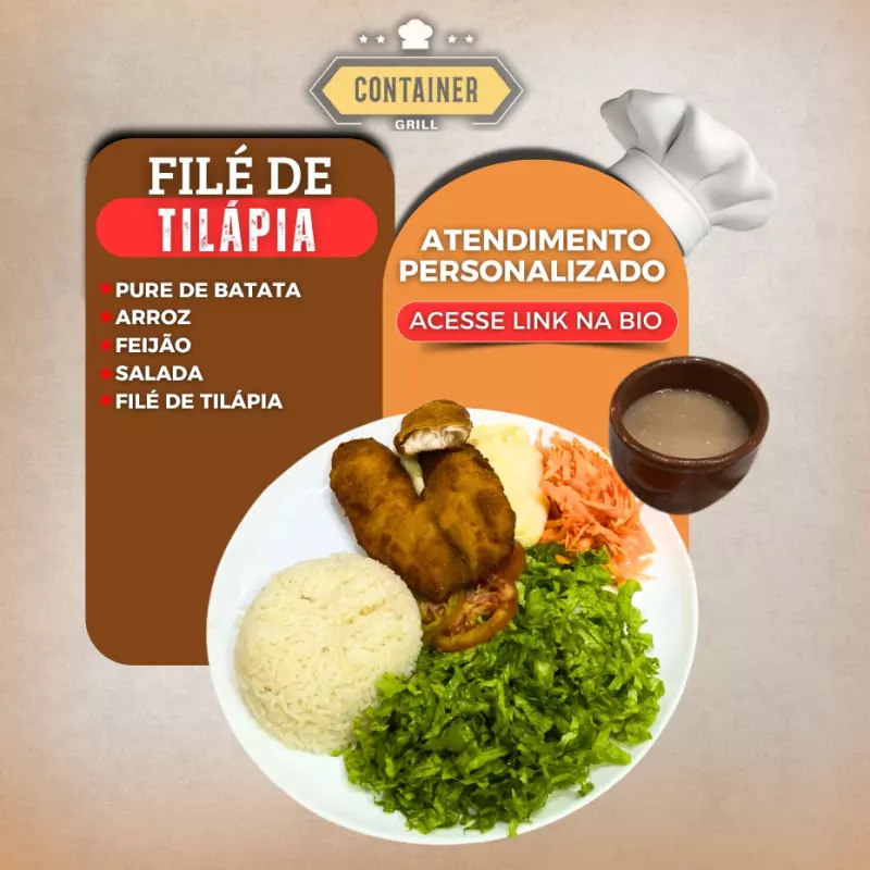 Filé de tilapia