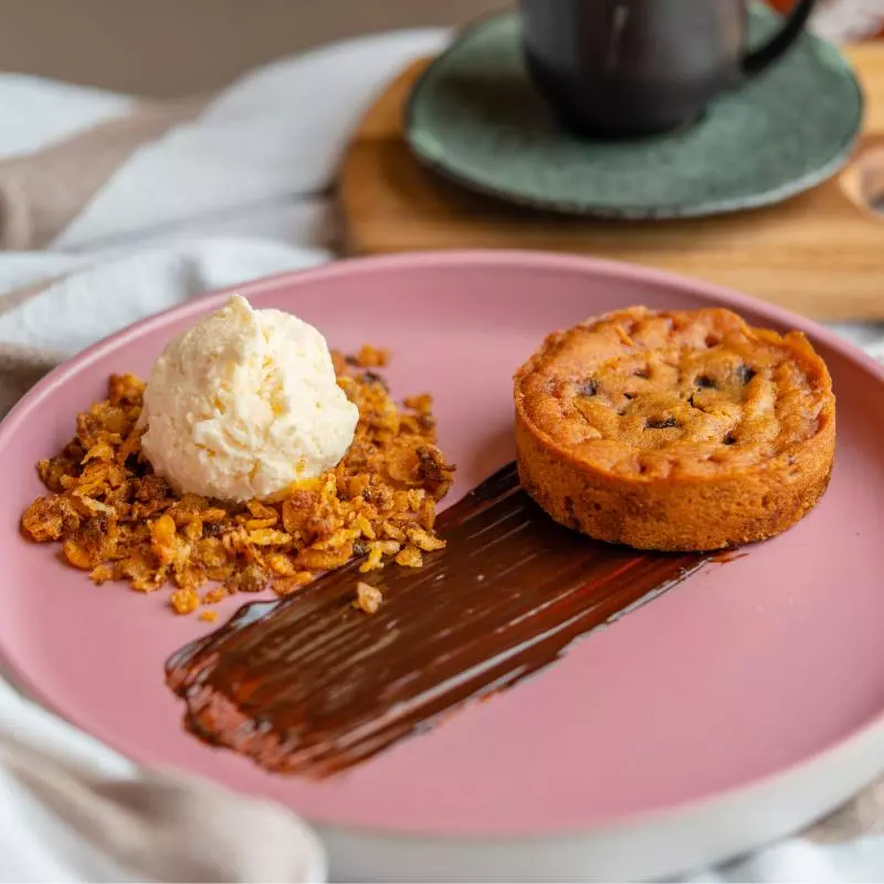 Torta Cookie de Caramelo Salgado