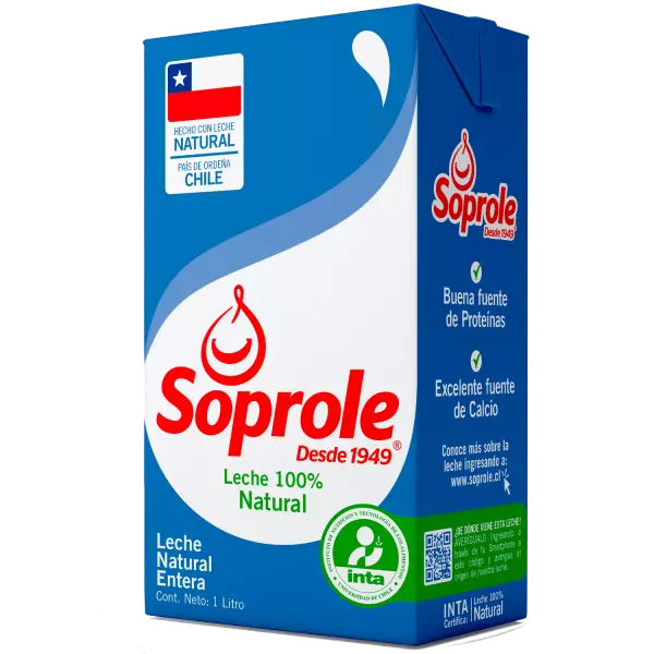 LECHE BLANCA ENTRERA 1LT SOPROLE