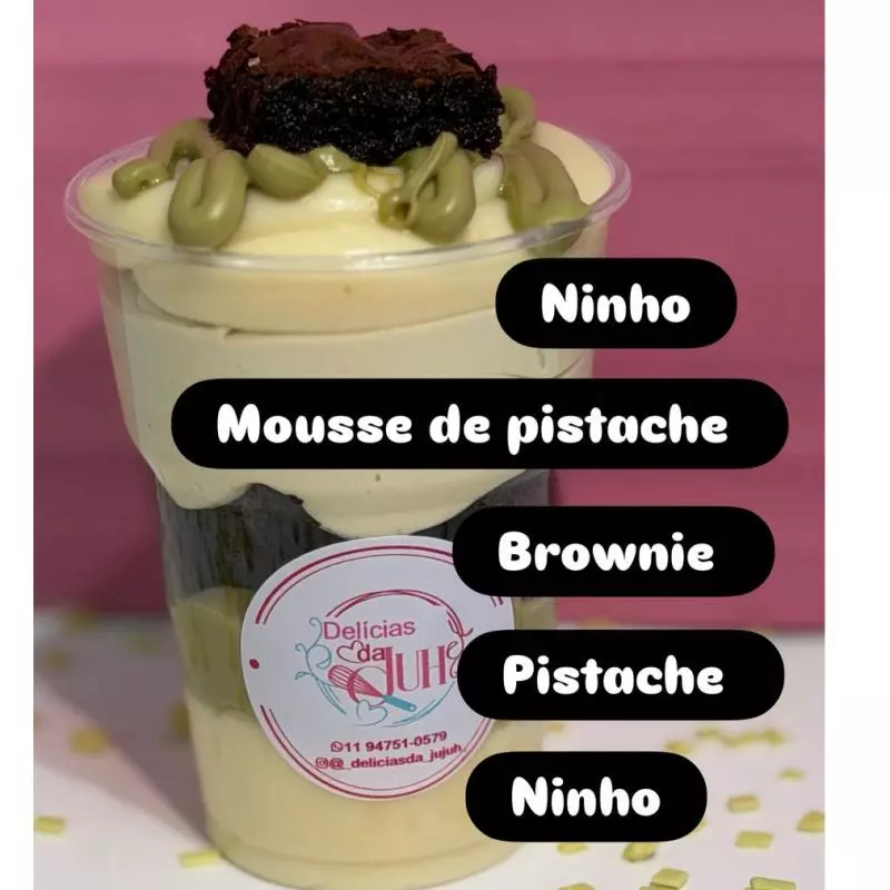 Copo Ninho com Pistache