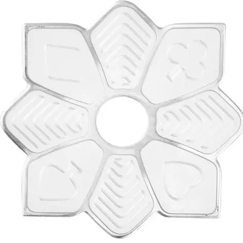 Prato Zenith Flush Grande Prata