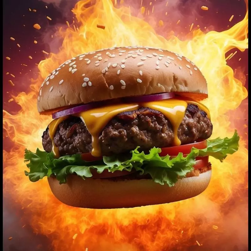 Hamburguesa De arrachera