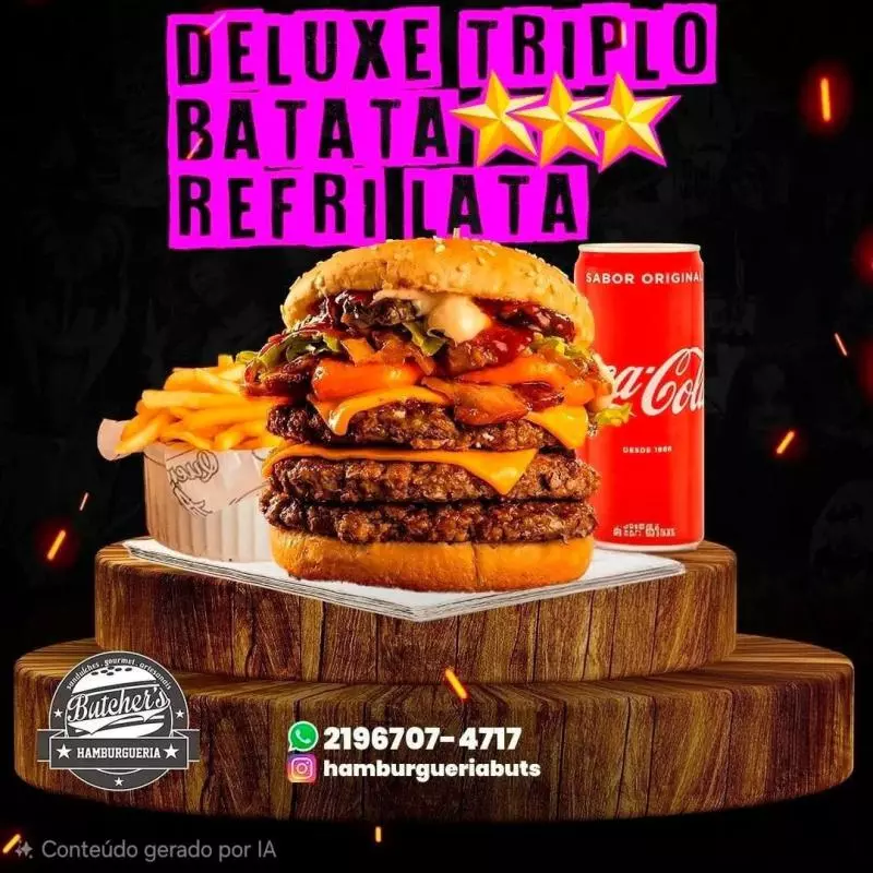 Deluxe Triplo, Btt P, Refri lata