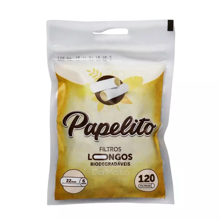 FILTRO PAPELITO BIODEGRADAVEL LONGO