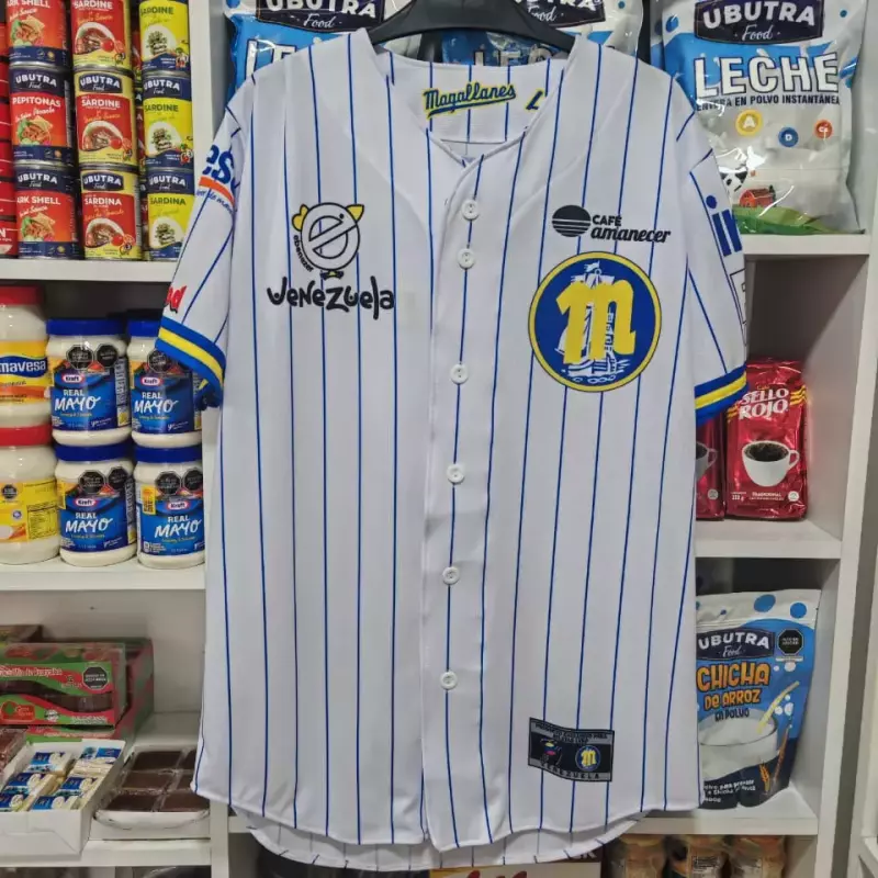 Camisa Magallanes Bla lineas antigua