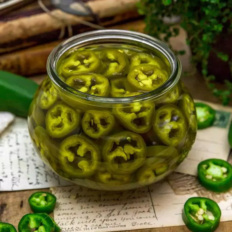 Jalapeños en vinagre de jerez