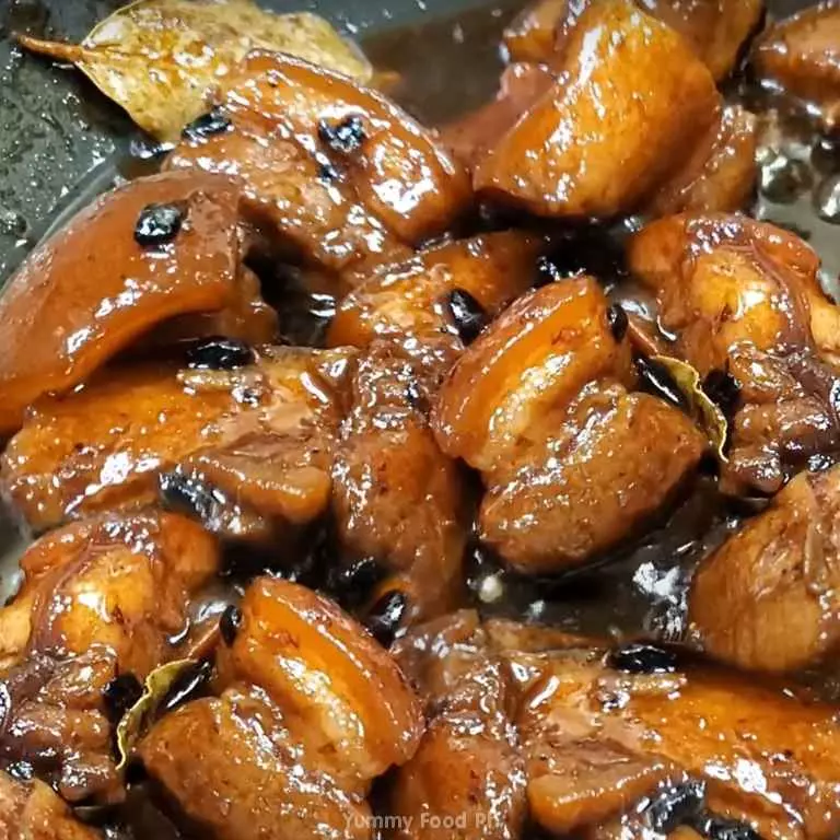 Humba Isda With black beans