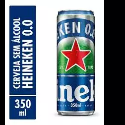 Cerveja Heineken zero lata 350ml