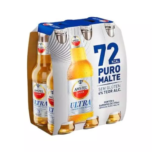 Amstel Ultra Sem Glúten 275ml (6Uni)