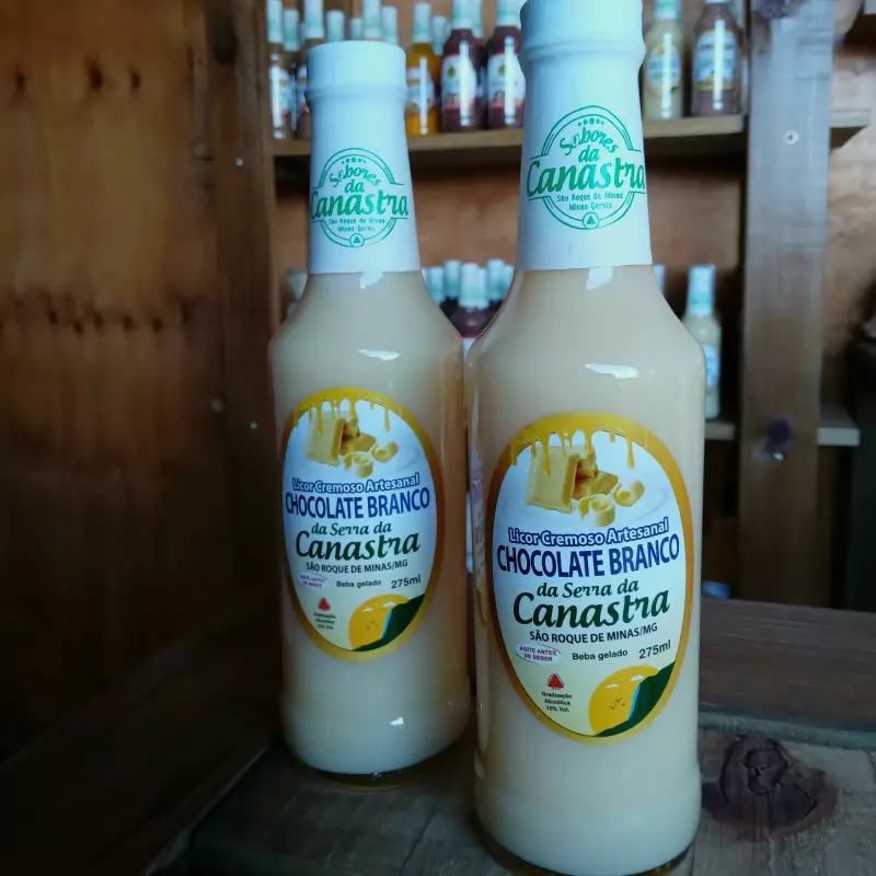 Licor cremoso de chocolate branco