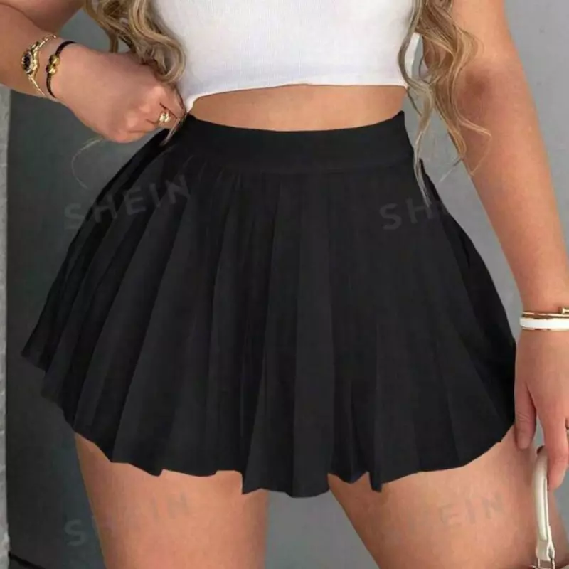 Falda plisada (Negra)