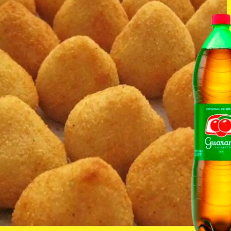 50 salgados + 1 Guaraná Antarctica