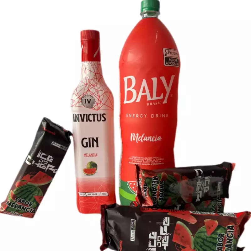 COMBO GIN INVICTUS MELANCIA