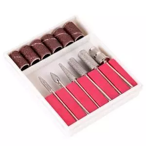 Estojo 6 Brocas & 6 Refil Lixa