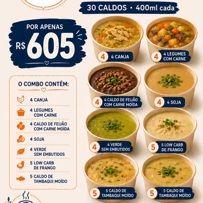 30 caldos
