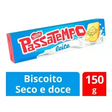 Biscoito Passatempo Sabor Leite 130g