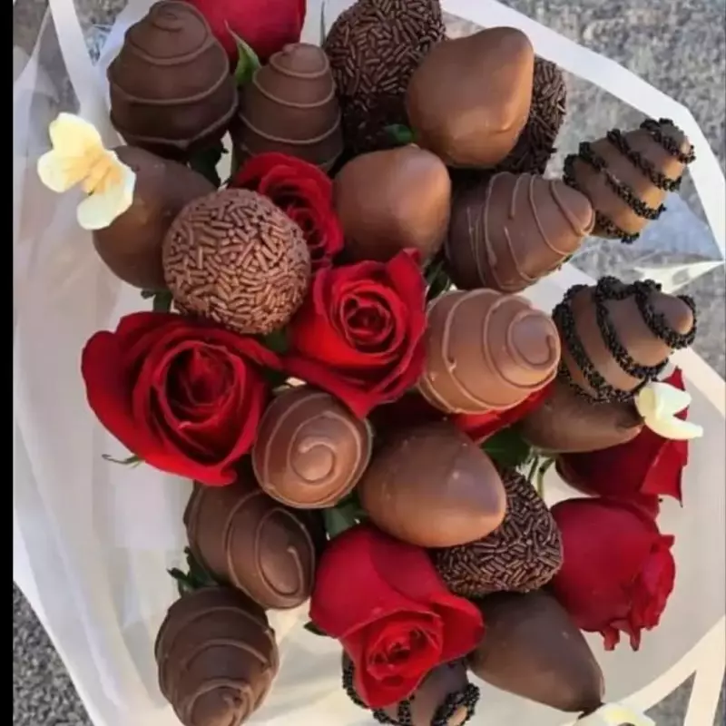 Buque de Morangos e Rosas