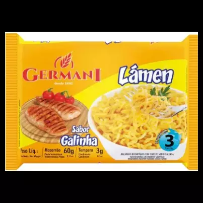 MACARRAO INST LAMEN GERMANI CARNE 60