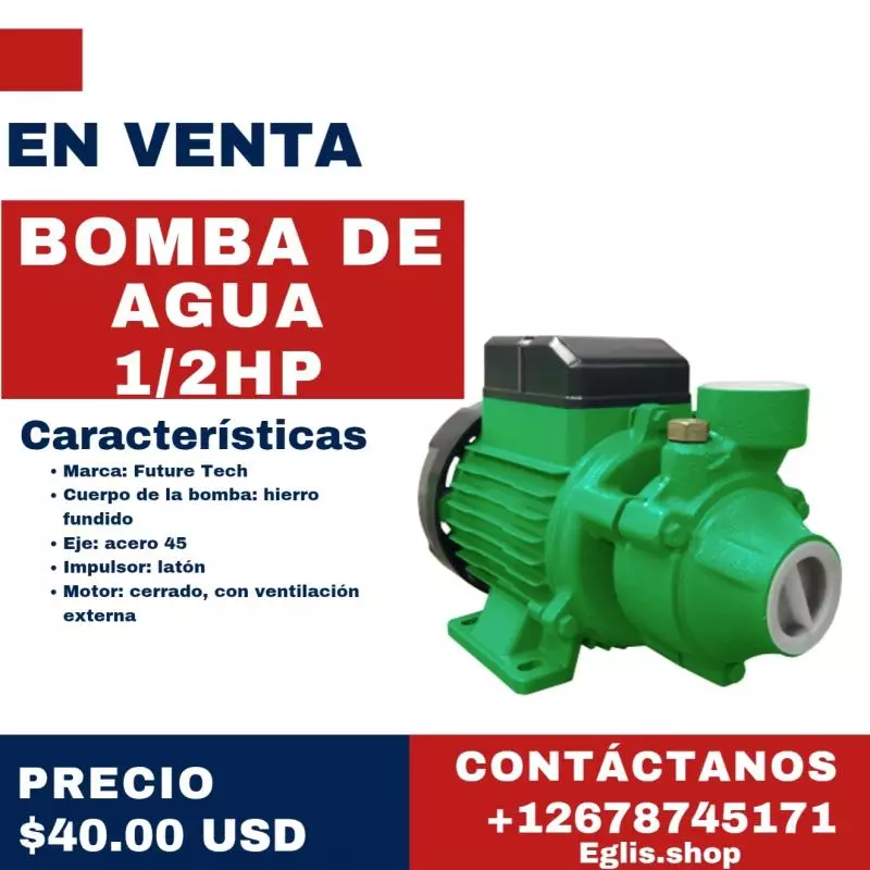 Bomba de agua 1/2HP