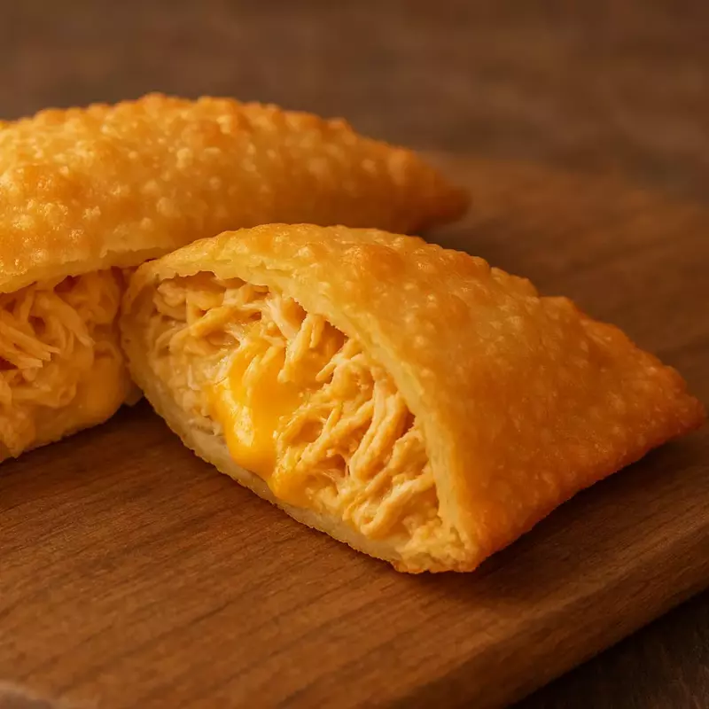Pastel Frango com Cheddar