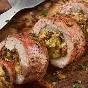 Lombo recheado ao molho / Clean Food