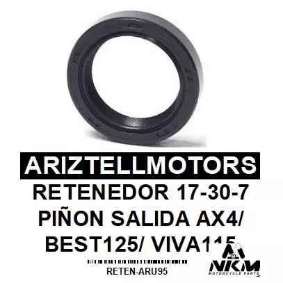 RETENEDOR 17-30-7 PIÑON SALIDA AX4/