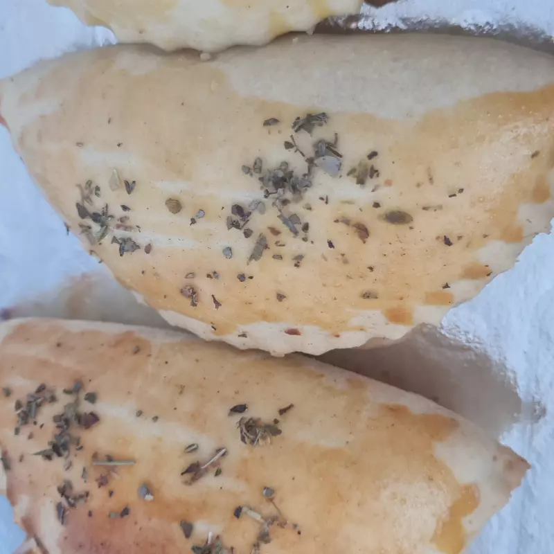 Pastel de forno  calabresa