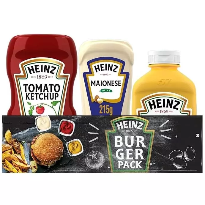 Heinz Ketchup, Maionese, Mostarda