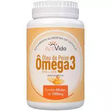 OMEGA 3 - ÓLEO DE PEIXE - 60 CÁPSULAS