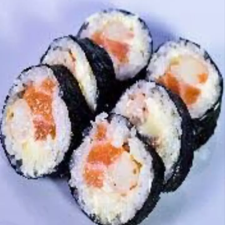 Hossomaki Misto ( salmão e camarão)