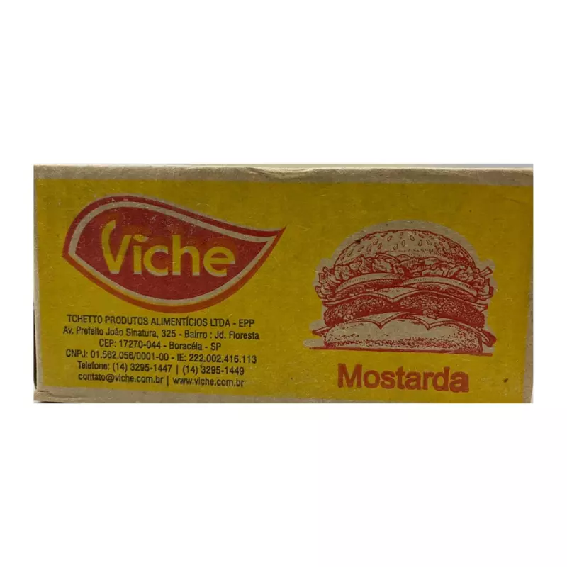 Caixa Mostarda Sachê