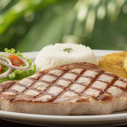 Carne de cerdo a la plancha