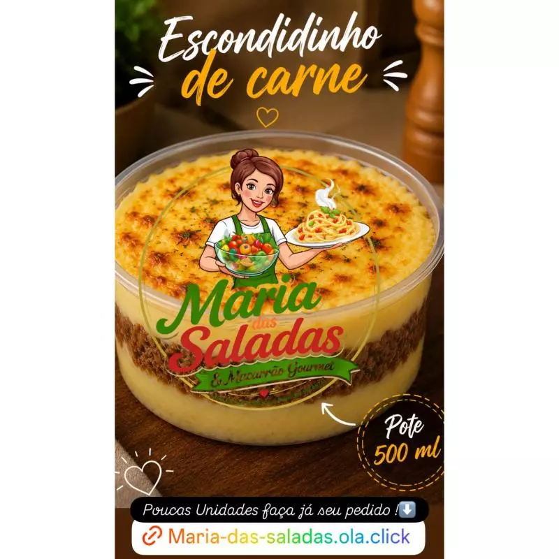 ESCONDIDINHO DE CARNE DESFIADA