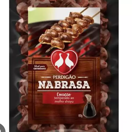 CORAÇÃO DE FRANGO NA BRASA