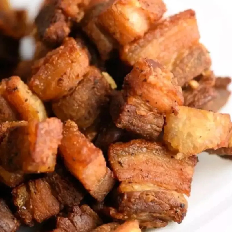 Porcion de chicharrón
