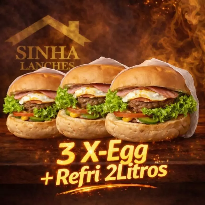 3 X-Egg + Refri 2lt