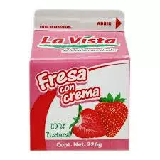 FRESA CON CREMA