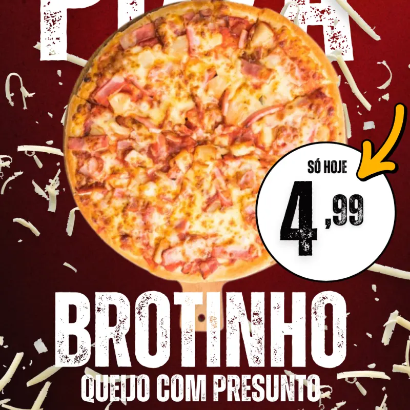 Brotinhos De queijo com Presunto