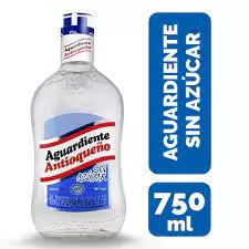 Botella guaro azul 750mL