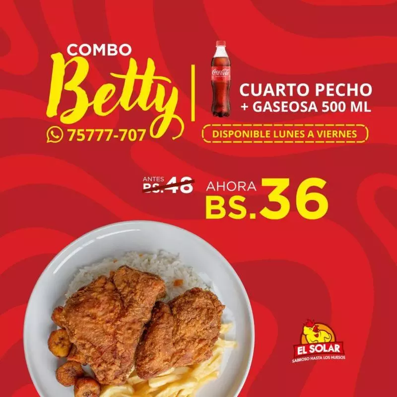 Combo Exclusivo BETTY- Cuarto pecho