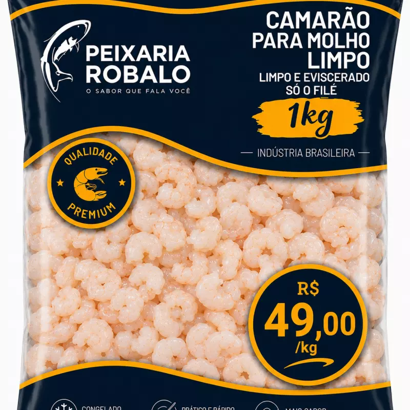 Camarão para Molho Limpo