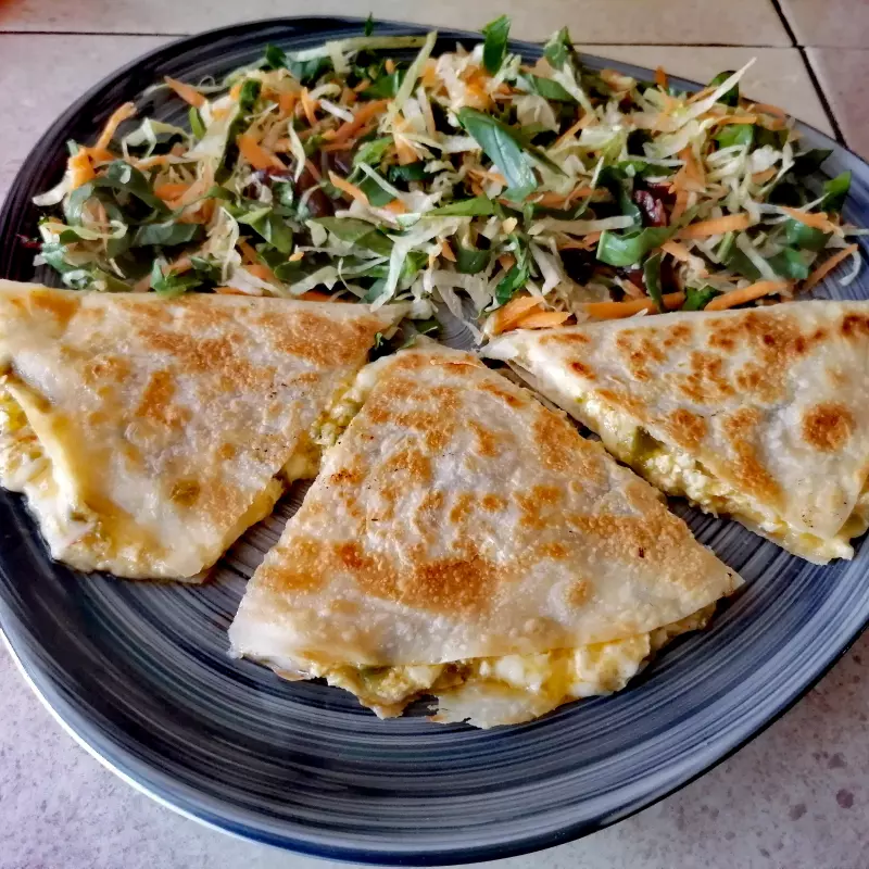 Quesadilla Huevo Verde
