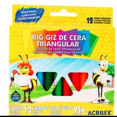 Giz de Cera - Acrilex 95g