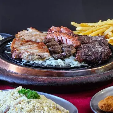 CHURRASCO COM MEDLHÃO OU GOURMET