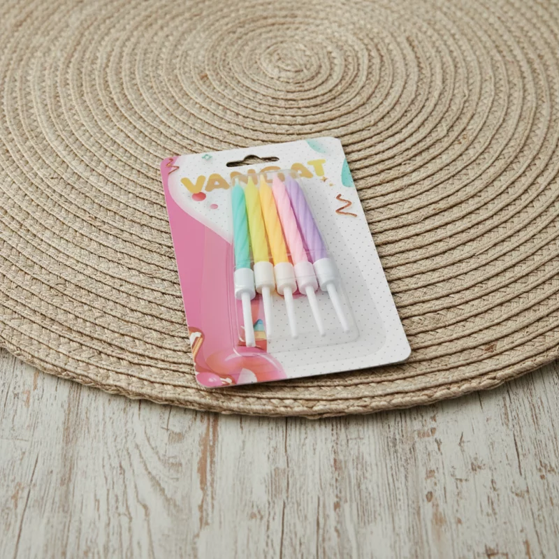 E020 - VELAS MULTICOLOR VAN GAT