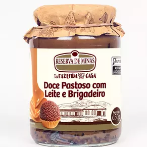 Doce Pastoso com Leite e Brigadeiro