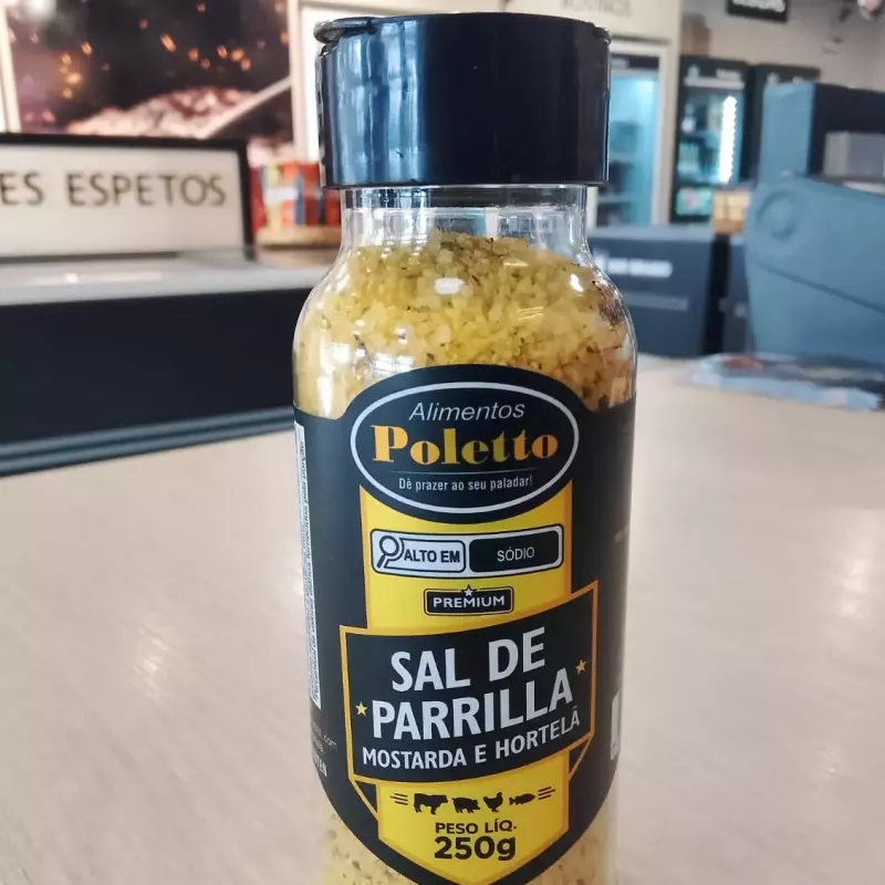 SAL DE PARRILLA MOSTARDA E HORTELA